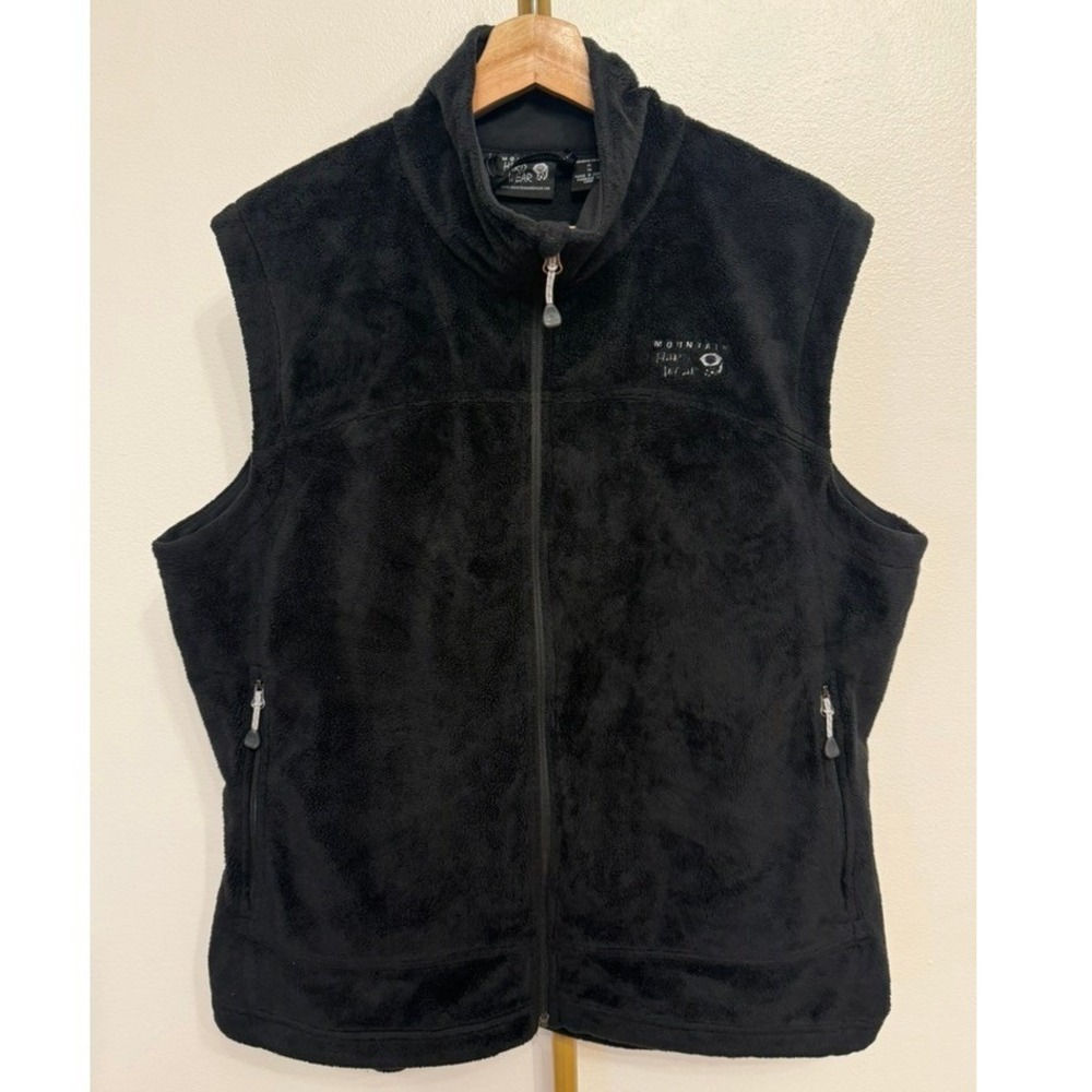 Mountain Hardwear, Women's Fleece Vest, Black, XL, MSRP $80